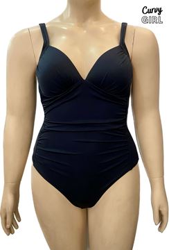 Immagine di SWIM SUIT RIBBED WITH TUMMY CONTROL